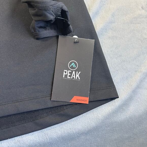 PEAK a coldpruf innovation Long sleeve mock Neck Fleece lines size M NWT - Picture 2 of 9